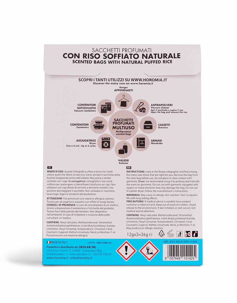 Multipurpose Scented Bags Fresh Cotton