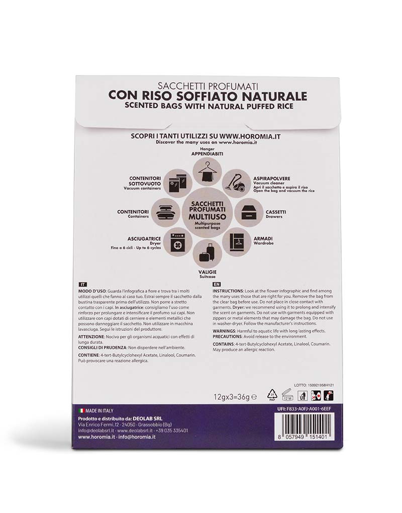 Multipurpose Scented Bags Aromatic Lavender