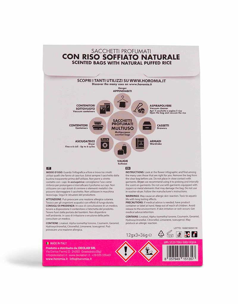 Multipurpose Scented Bags Soffice Talco